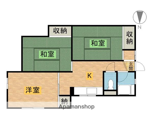 西岡ビル 3階階 間取り