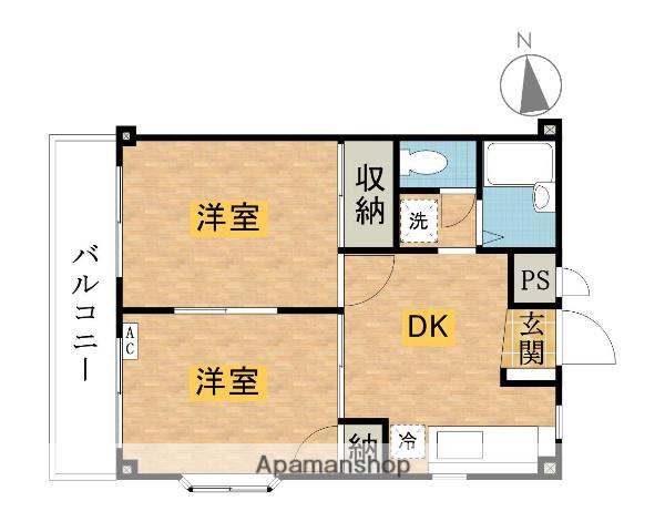 マンション三陽 2階階 間取り