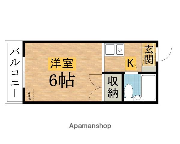キャビンタコス 3階階 間取り