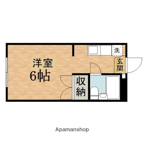 ハイツスバル谷 1階階 間取り