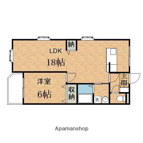 サンブリッジNT 2階階 間取り