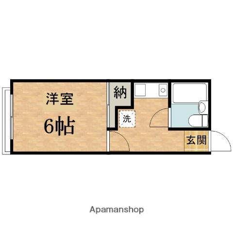 パールメントハイツA 1階階 間取り