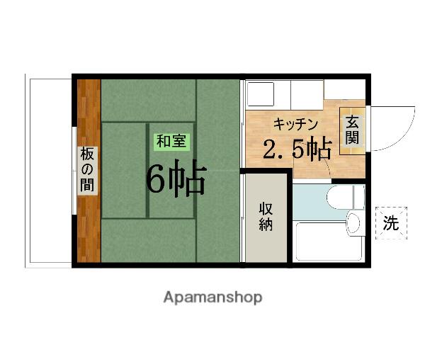 第3モリヤコーポ 2階階 間取り
