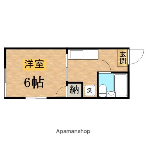 シティハイム松木 1階階 間取り