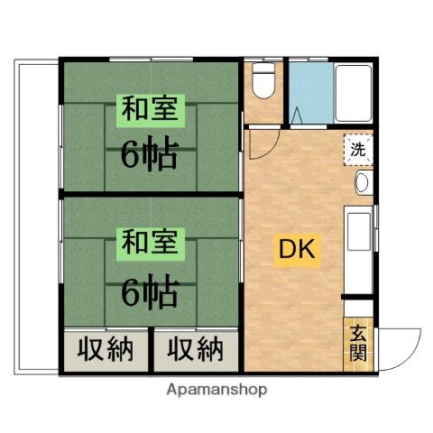 コーポ新倉 2階階 間取り