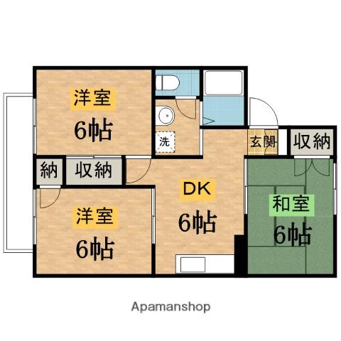 エステート峰 1階階 間取り