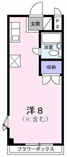 ウインク松木 1階階 間取り