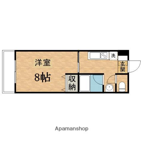 CS33 多摩センター(1K/2階)の間取り写真