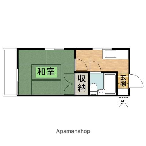 ハイツ富沢 2階階 間取り
