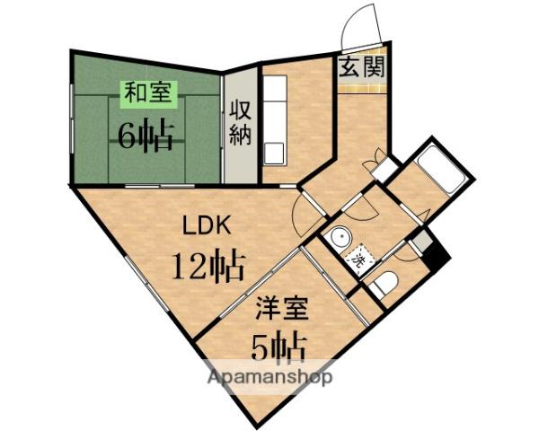 ファミーユ桜ヶ丘 2階階 間取り