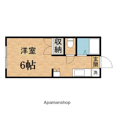 カレッジハウス小谷田 1階階 間取り