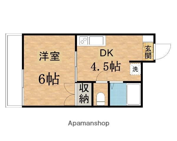 アムール青島 3階階 間取り