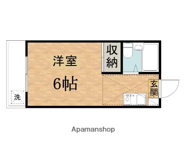 コーポ泉 2階階 間取り