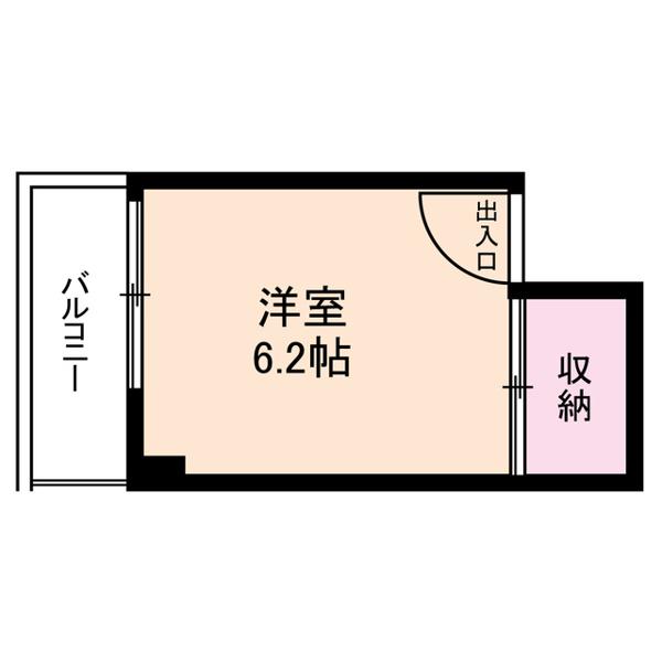アミンズ聖蹟桜ヶ丘(ワンルーム/3階)の間取り写真
