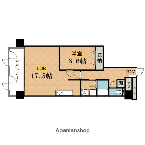 フロンティアビル2 6階階 間取り