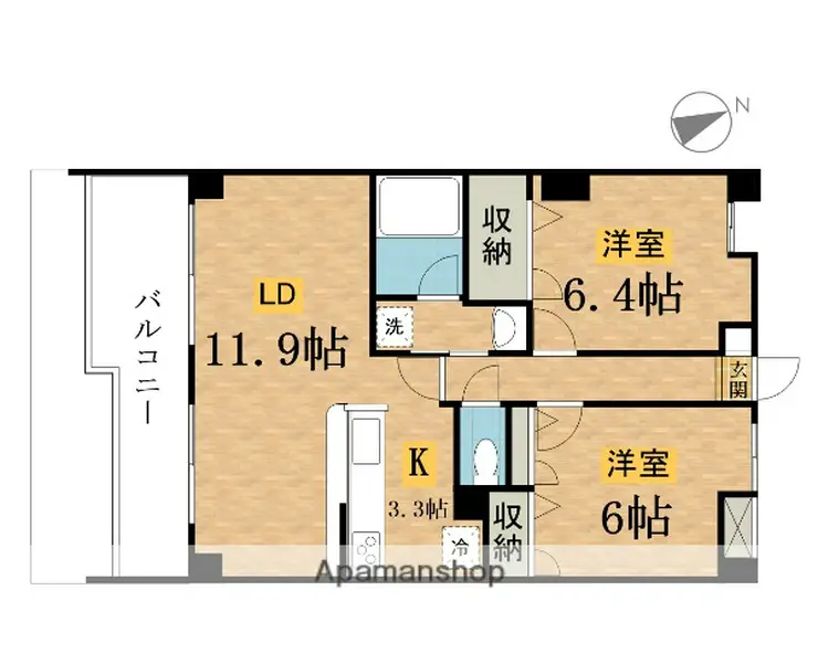 フォレスト 2階階 間取り