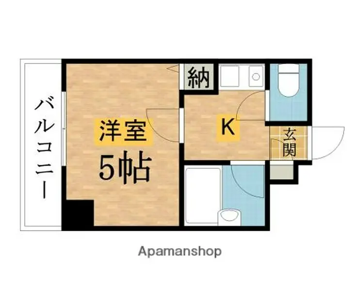 第5サンライズマンション 1階階 間取り