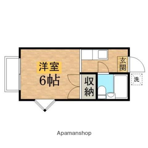 コートアビ高幡(ワンルーム/2階)の間取り写真