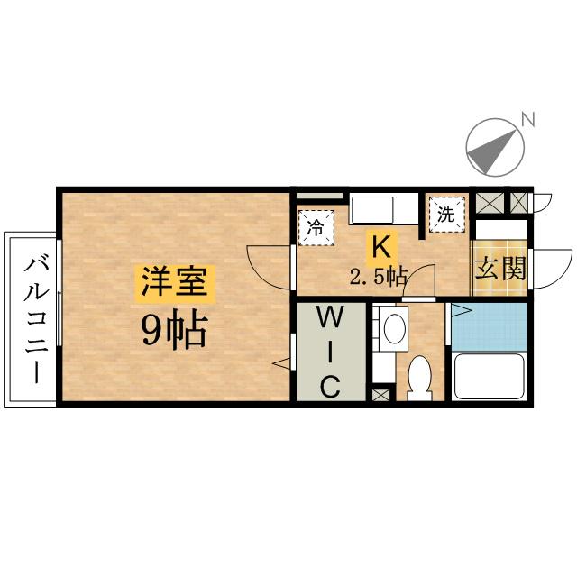 アムールヒルズ 2階階 間取り