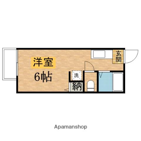 クレストコートC 1階階 間取り