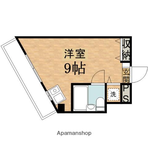 プチコート高幡(ワンルーム/2階)の間取り写真