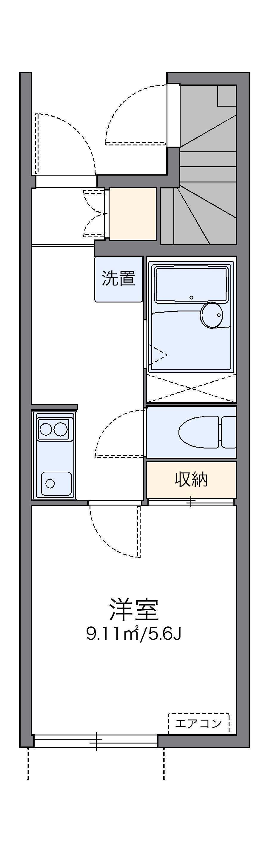 レオネクスト新座ブルー 1階階 間取り