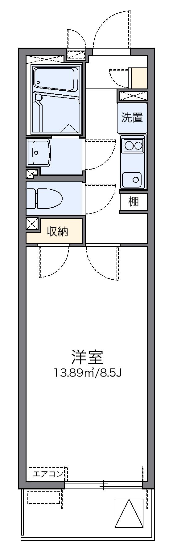 レオネクスト八重 3階階 間取り