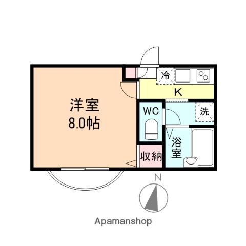 第6グリーンハイツ 1階階 間取り