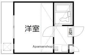 シティパレス石神井台Ⅰ(1K/2階)の間取り写真
