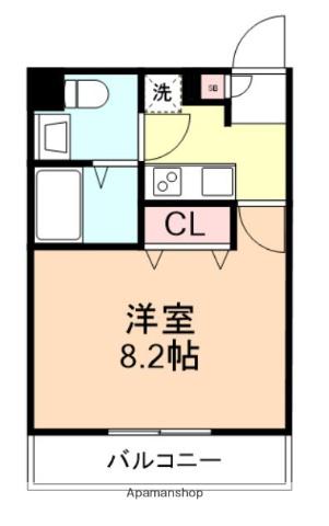 リブリ・櫻泉学園(1K/2階)の間取り写真