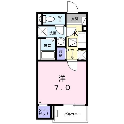 S・B・C板橋(1K/1階)の間取り写真