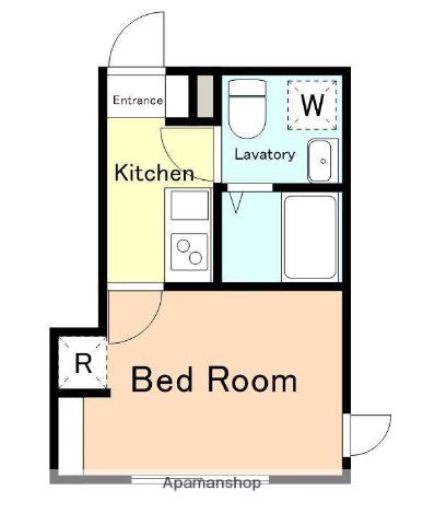 サンアリーナ大泉学園(1K/3階)の間取り写真