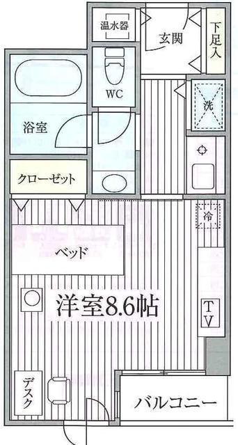 コンフォート荻窪 3階階 間取り