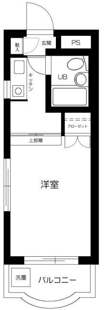 ハイタウン洗足池 3階階 間取り