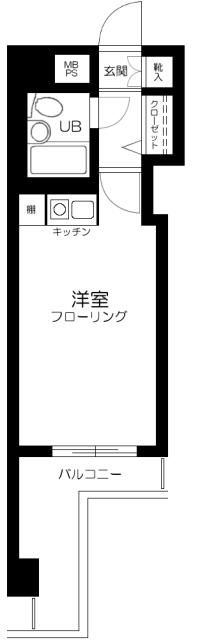 パレ・ドール池袋北 7階階 間取り