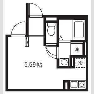 バズ西台Ⅱ(ワンルーム/4階)の間取り写真