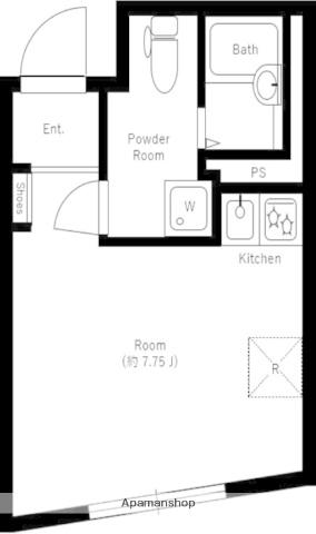 LUDENS大泉学園E-ST(ワンルーム/4階)の間取り写真