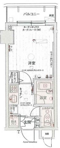 パークウェル曙橋駅前 8階階 間取り