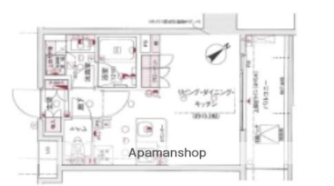 ラ・コスタ新宿余丁町 2階階 間取り