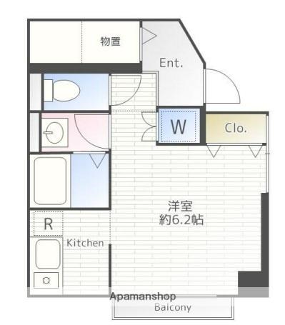 ルミエール中野 1階階 間取り