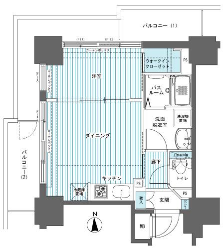 フェニックス西参道タワー 3階階 間取り