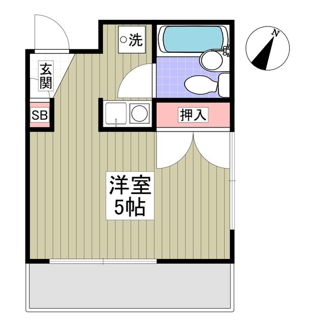 プールパール小豆沢 4階階 間取り