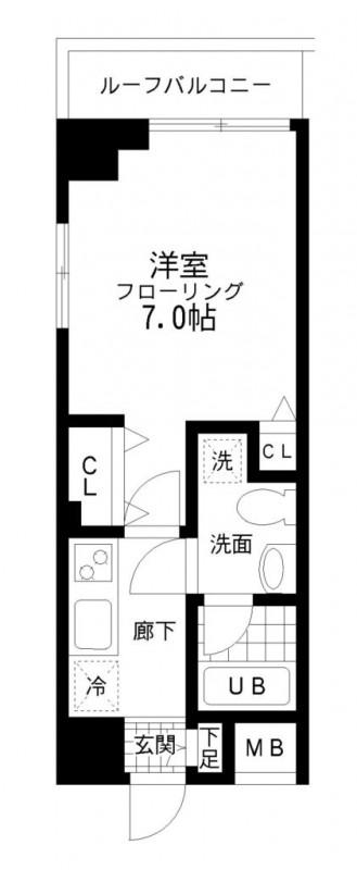 レジディア桜上水 2階階 間取り