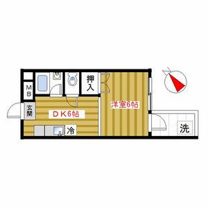 コーポ大塚台 7階階 間取り