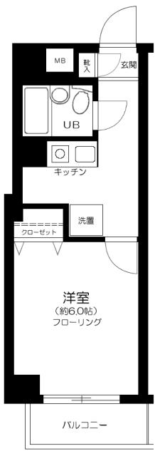 エクセリア三軒茶屋 1階階 間取り
