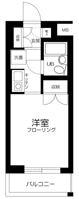 ペガサスマンション目白 3階階 間取り