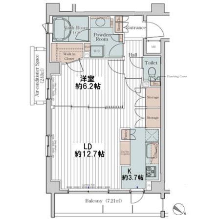 カスタリア三宿 2階階 間取り