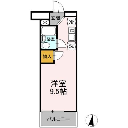 ヴィラ武蔵野 2階階 間取り