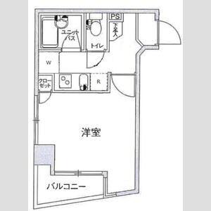 スカイコート新宿曙橋第2 11階階 間取り