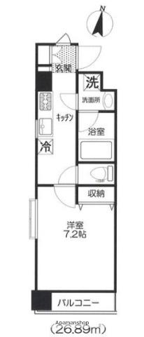 カナール中村橋 4階階 間取り